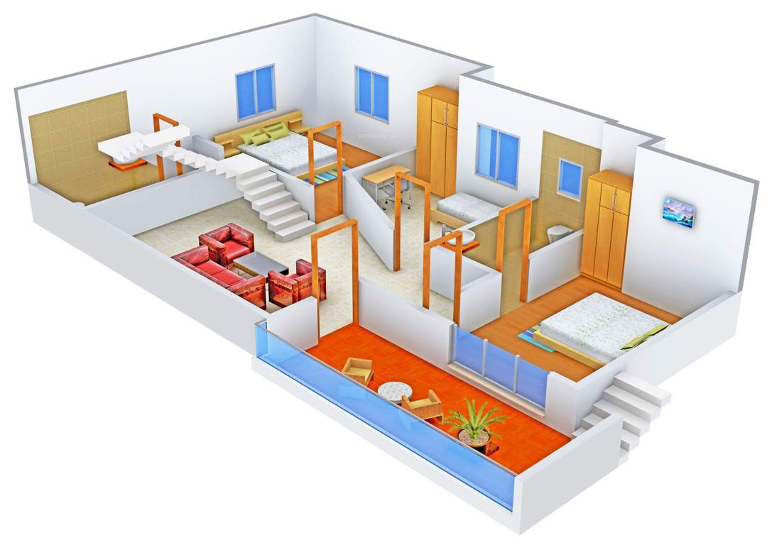 Anvita Grand View Villas (3BHK+4T (1,953 sq ft) + Study Room 1953 sq ft)