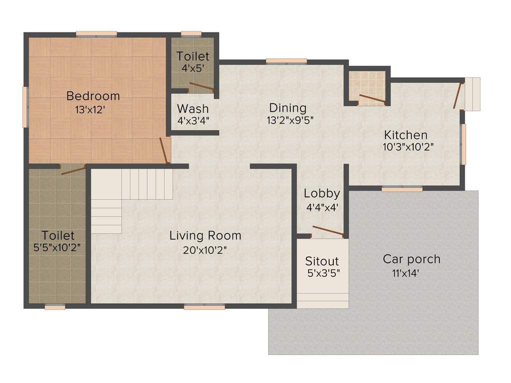 Anvita Grand View Villas (3BHK+4T (1,953 sq ft) + Study Room 1953 sq ft)