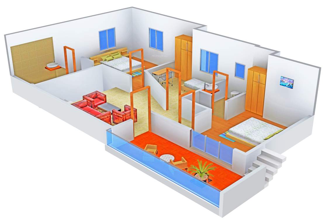 Anvita Grand View Villas (3BHK+4T (2,091 sq ft) + Study Room 2091 sq ft)