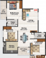 Habitat Irenic (3BHK+2T (1,415 sq ft) 1415 sq ft) Habitat Irenic (3BHK+2T (1,415 sq ft) 1415 sq ft)