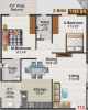 Habitat Irenic (2BHK+2T (1,185 sq ft) 1185 sq ft)
