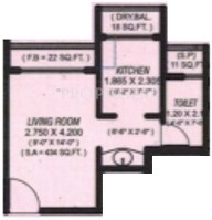 Krishna Enclave (1BHK+1T (662 sq ft) 662 sq ft) Krishna Enclave (1BHK+1T (662 sq ft) 662 sq ft)