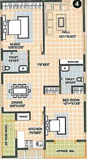 Victory Krishna Kunj Gardens (2BHK+2T (1,085 sq ft) 1085 sq ft) Victory Krishna Kunj Gardens (2BHK+2T (1,085 sq ft) 1085 sq ft)
