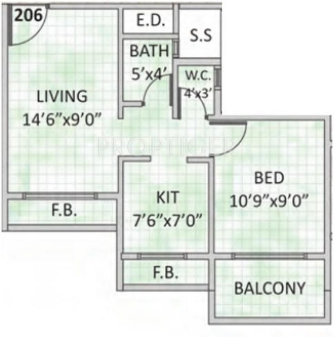 Platinum Aura (1BHK+1T (650 sq ft) 650 sq ft) Platinum Aura (1BHK+1T (650 sq ft) 650 sq ft)
