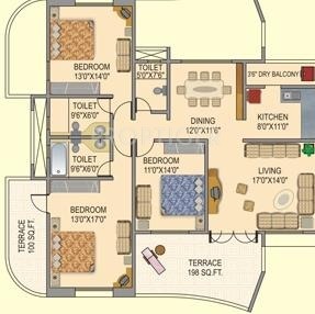 Shree Bal Kapil Malhar Phase II (3BHK+3T (1,831 sq ft) 1831 sq ft)