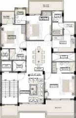 Palms Morning Dew Homes (3BHK+3T (1,707 sq ft) + Servant Room 1707 sq ft) Palms Morning Dew Homes (3BHK+3T (1,707 sq ft) + Servant Room 1707 sq ft)