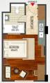 KM Zinnia (1BHK+1T (575 sq ft) 575 sq ft)