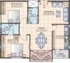 CVK Kailasgiri (2BHK+2T (1,036 sq ft) 1036 sq ft)