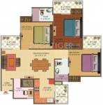 Galaxy North Avenue II (3BHK+2T (1,430 sq ft) 1430 sq ft)