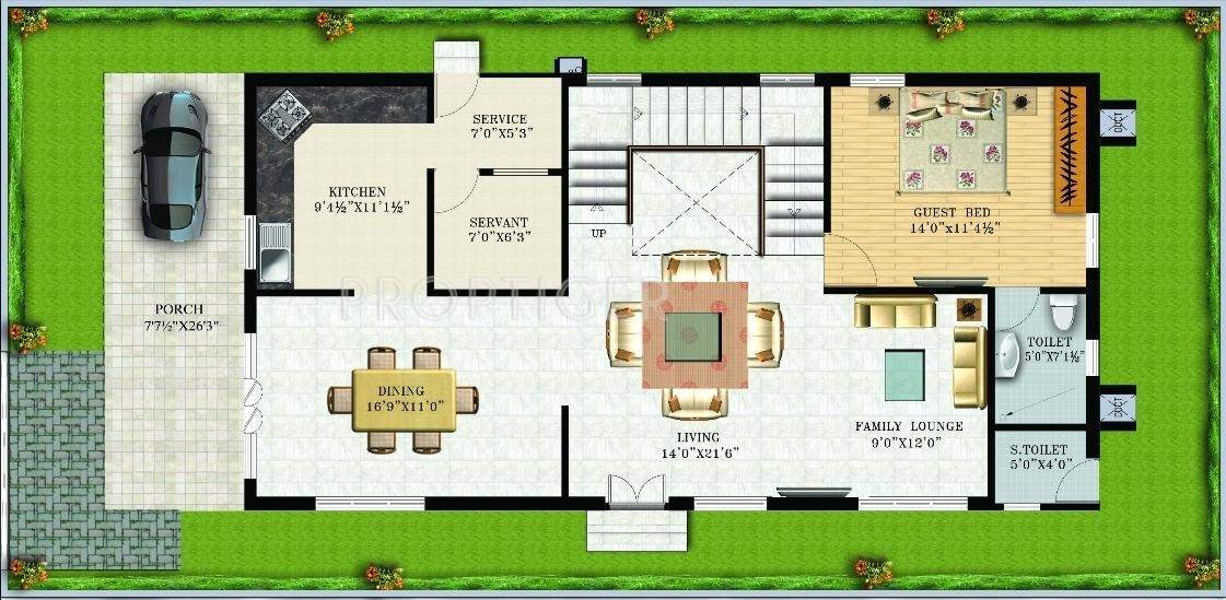 Vasudeva Bloomfield Ecstasy (4BHK+5T (3,150 sq ft)   Servant Room 3150 sq ft)