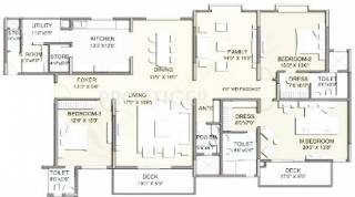 Raheja Vivarea (3BHK+4T (3,575 sq ft) + Servant Room 3575 sq ft) Raheja Vivarea (3BHK+4T (3,575 sq ft) + Servant Room 3575 sq ft)