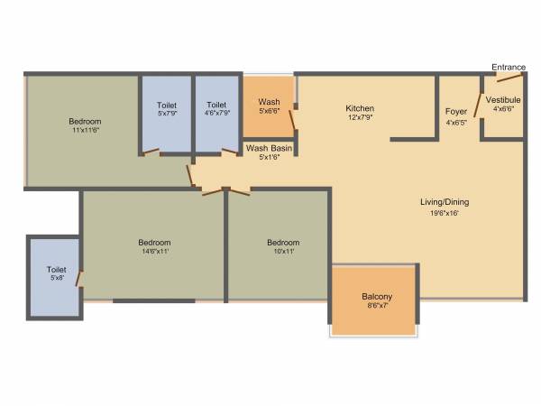 Shree Amthinath Developer LLP Ashray Serene (3BHK+3T (1,989 sq ft) 1989 sq ft) Shree Amthinath Developer LLP Ashray Serene (3BHK+3T (1,989 sq ft) 1989 sq ft)