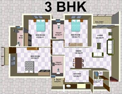 Maangalya Ashirwad (3BHK+3T (1,918 sq ft)   Servant Room 1918 sq ft)