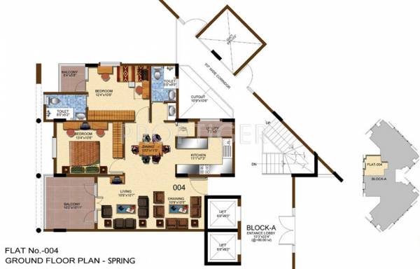 Windsor Four Seasons (2BHK+2T (1,233 sq ft) 1233 sq ft) Windsor Four Seasons (2BHK+2T (1,233 sq ft) 1233 sq ft)