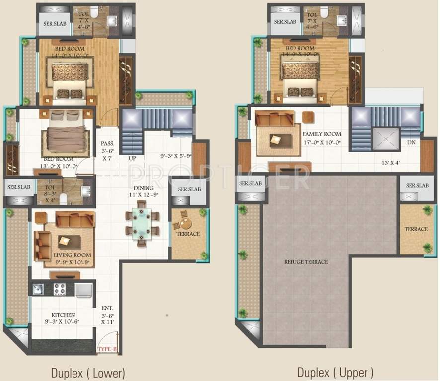 Harmony Sky Suites (3BHK+3T (2,225 sq ft) 2225 sq ft)