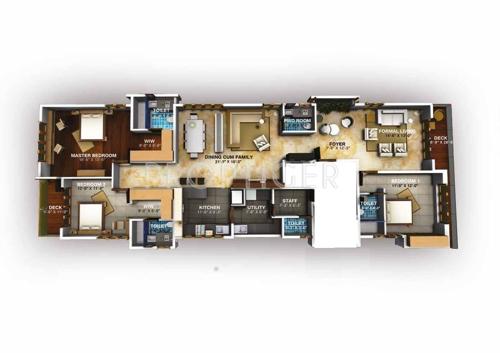 Zahids East Ville (3BHK+4T (2,500 sq ft)   Servant Room 2500 sq ft)