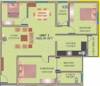 Amit SR Residency (3BHK+2T (1,400 sq ft) 1400 sq ft)
