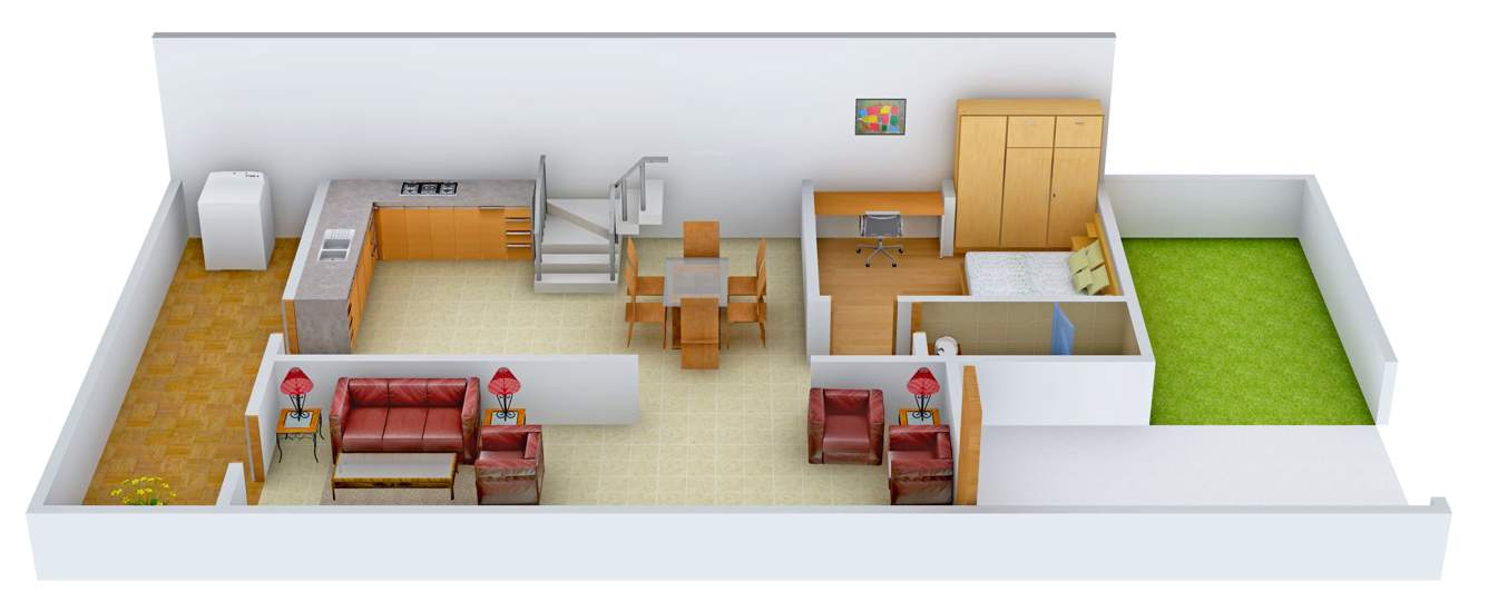 Rooshna Majestic Villas (4BHK+5T (2,472 sq ft) Study Room 2472 sq ft)