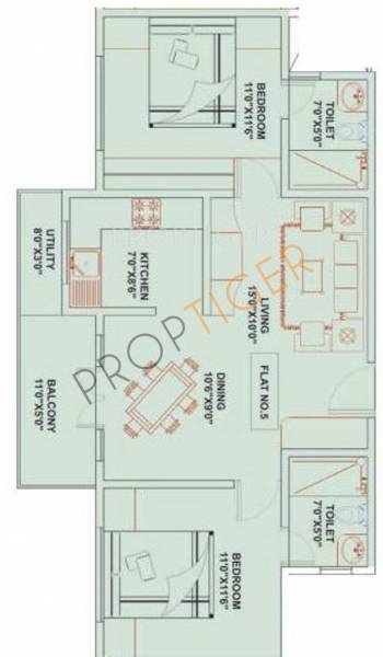 Niranjan Maxima (2BHK+2T (930 sq ft) 930 sq ft) Niranjan Maxima (2BHK+2T (930 sq ft) 930 sq ft)