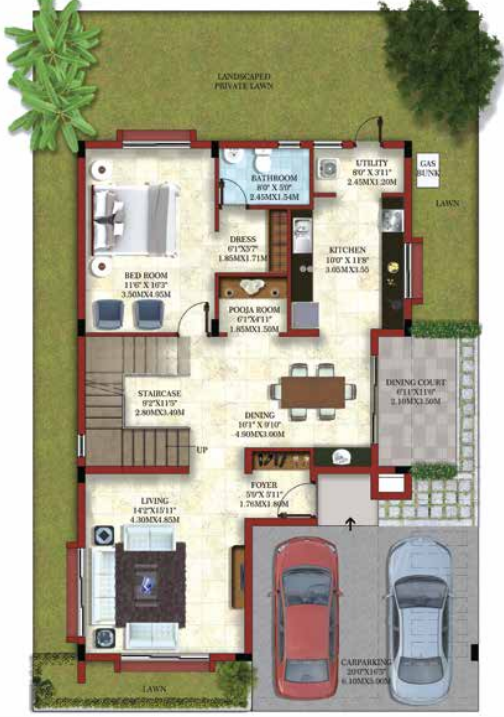  eternia ii Floor Plan Ground Floor Plan