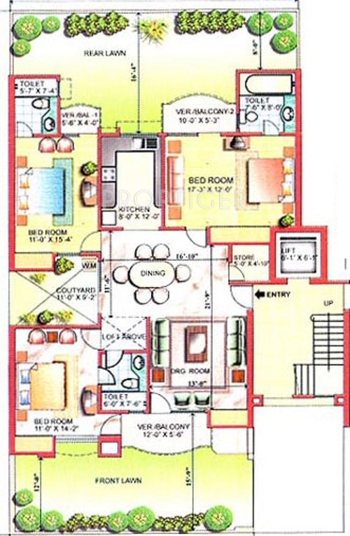 Eldeco Green Meadows (3BHK+3T (1,600 sq ft) 1600 sq ft) Eldeco Green Meadows (3BHK+3T (1,600 sq ft) 1600 sq ft)