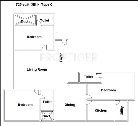 Parth Gardenia (3BHK+3T (1,725 sq ft) 1725 sq ft) Parth Gardenia (3BHK+3T (1,725 sq ft) 1725 sq ft)