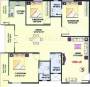Purvi Purvi Lotus (3BHK+3T (1,568 sq ft) 1568 sq ft)
