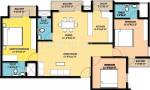 Maxworth Sannidhi (2BHK+2T (1,155 sq ft) 1155 sq ft) Maxworth Sannidhi (2BHK+2T (1,155 sq ft) 1155 sq ft)