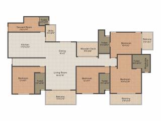 Saran Mulberry Woods (4BHK+4T (3,255 sq ft) + Servant Room 3255 sq ft)