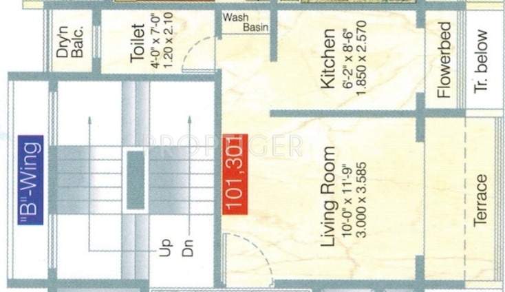 Aristo Krishna Residency (1BHK+1T (454 sq ft) 454 sq ft)