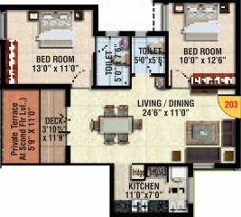 Sidharth Upscale (2BHK+2T (1,090 sq ft) 1090 sq ft) Sidharth Upscale (2BHK+2T (1,090 sq ft) 1090 sq ft)