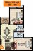 Sidharth Upscale (2BHK+2T (1,050 sq ft) 1050 sq ft)