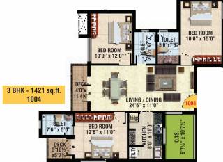 Sidharth Upscale (3BHK+3T (1,421 sq ft) 1421 sq ft) Sidharth Upscale (3BHK+3T (1,421 sq ft) 1421 sq ft)