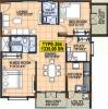Mahaveer Fair Oaks (2BHK+2T (1,335 sq ft)   Study Room 1335 sq ft)