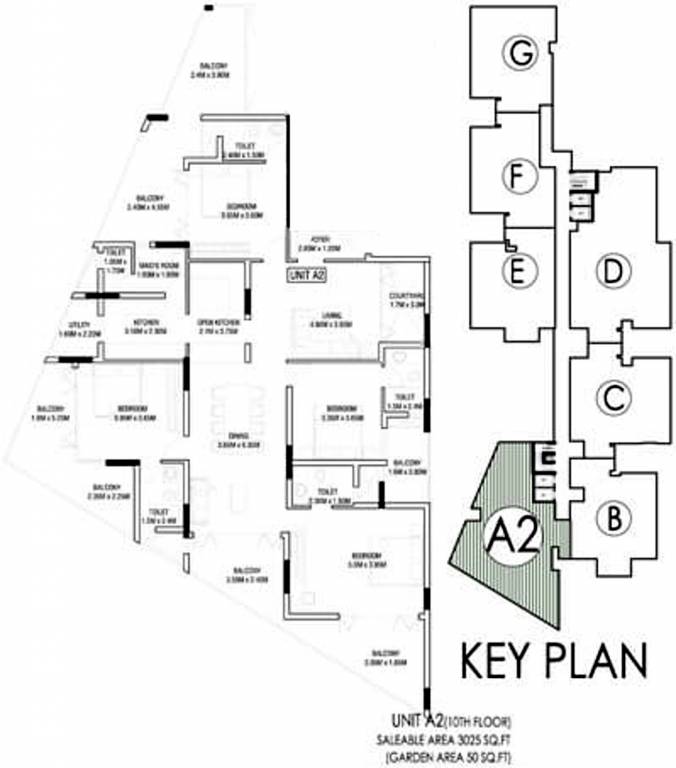 Artech Rainforest (4BHK+4T (3,025 sq ft) + Servant Room 3025 sq ft) Artech Rainforest (4BHK+4T (3,025 sq ft) + Servant Room 3025 sq ft)
