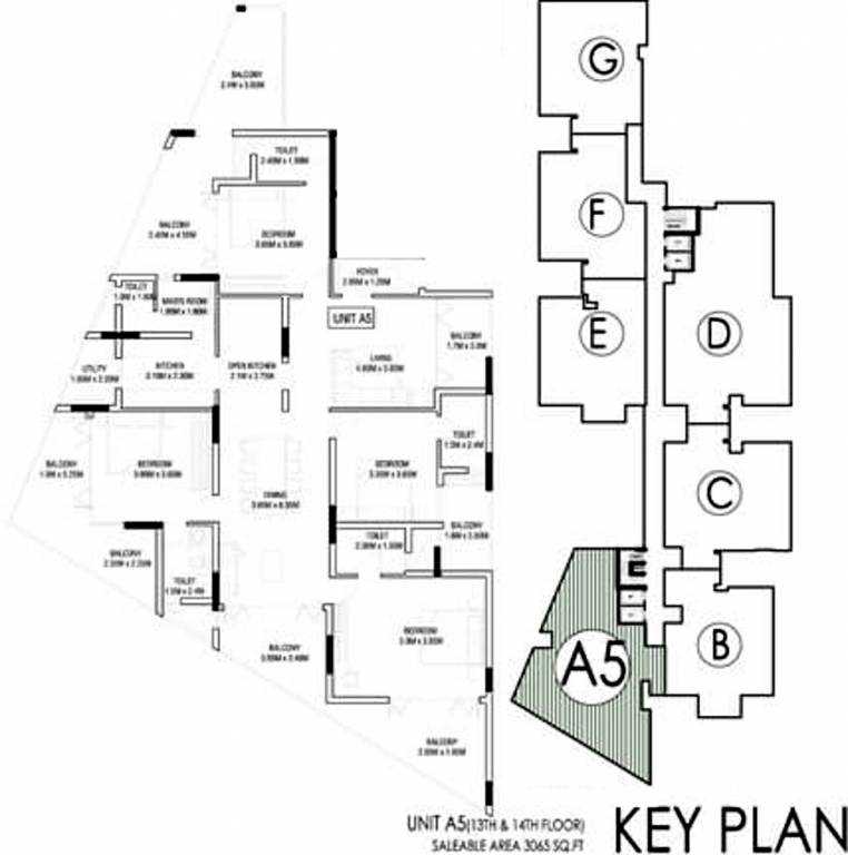 Artech Rainforest (4BHK+4T (3,065 sq ft) + Servant Room 3065 sq ft) Artech Rainforest (4BHK+4T (3,065 sq ft) + Servant Room 3065 sq ft)