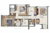 Sheth Auris Serenity (2BHK+2T (1,260 sq ft) 1260 sq ft)