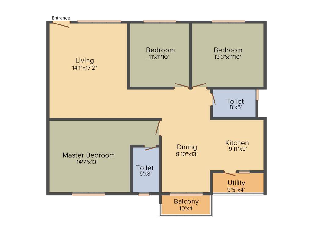 Sumadhura Soham (3BHK+3T (1,560 sq ft) 1560 sq ft)