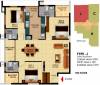 Aishwarya Vista (3BHK+3T (1,375 sq ft) 1375 sq ft)