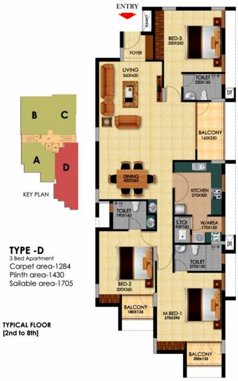 Aishwarya Vista (3BHK+3T (1,705 sq ft) 1705 sq ft) Aishwarya Vista (3BHK+3T (1,705 sq ft) 1705 sq ft)