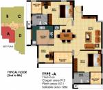 Aishwarya Vista (2BHK+2T (1,206 sq ft) + Study Room 1206 sq ft) Aishwarya Vista (2BHK+2T (1,206 sq ft) + Study Room 1206 sq ft)
