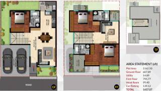 ZED Ria (3BHK+3T (1,657 sq ft) 1657 sq ft) ZED Ria (3BHK+3T (1,657 sq ft) 1657 sq ft)