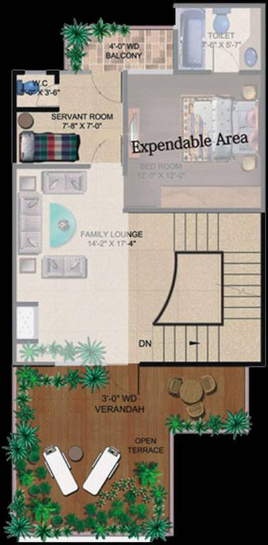 Second Floor Plan  czar villas Floor Plan Second Floor Plan