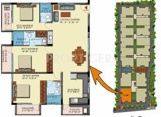 Insight Nandana (3BHK+3T (1,610 sq ft) 1610 sq ft) Insight Nandana (3BHK+3T (1,610 sq ft) 1610 sq ft)