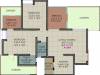 Majestique Venice (2BHK+2T (1,207 sq ft) 1207 sq ft)