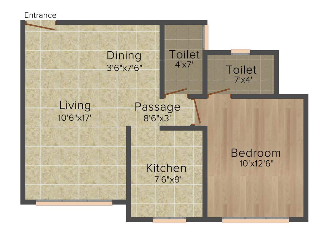 Disha Datta Ramanand CHS LTD (1BHK+2T (486 sq ft) 486 sq ft)