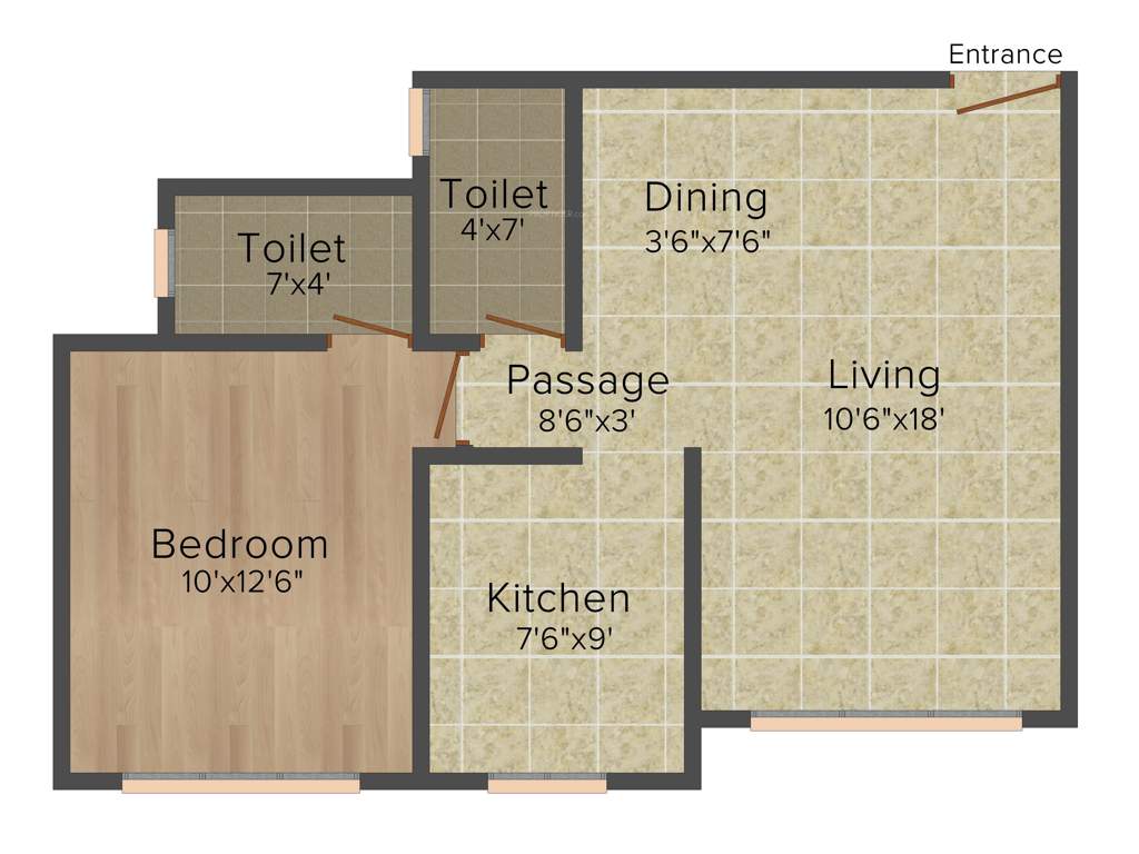 Disha Datta Ramanand CHS LTD (1BHK+2T (496 sq ft) 496 sq ft)