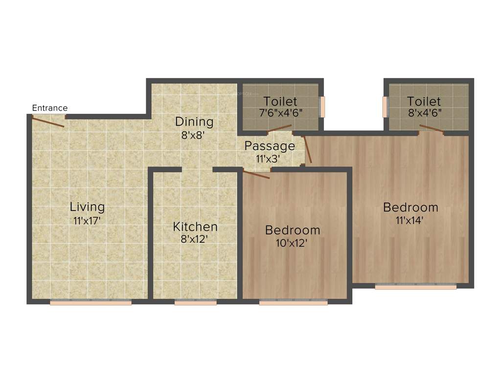 Disha Datta Ramanand CHS LTD (2BHK+2T (733 sq ft) 733 sq ft)