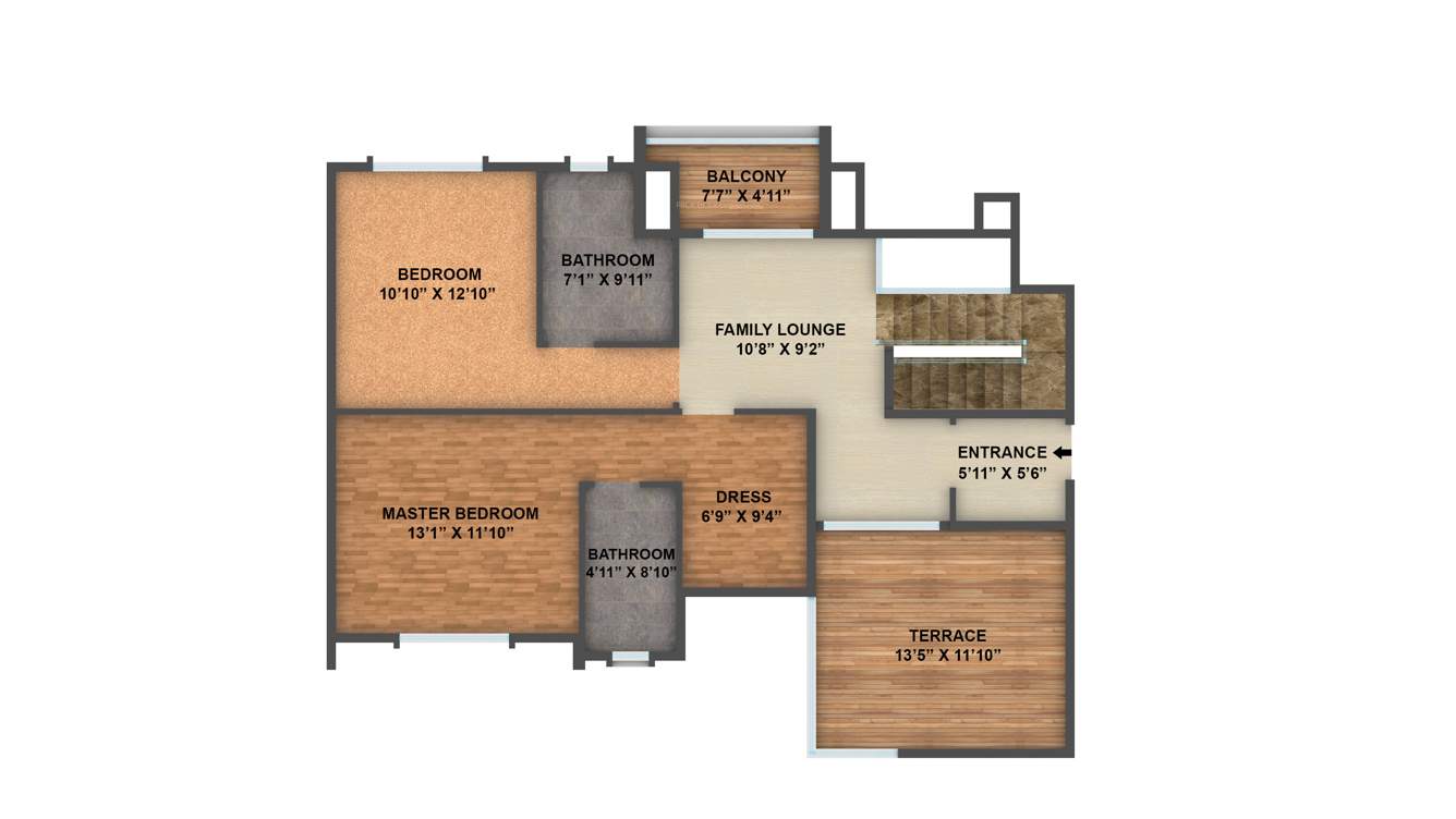 Golden Panorama (3BHK+3T (2,430 sq ft) 2430 sq ft)