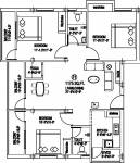 Anirudh Saras Castle (3BHK+2T (1,175 sq ft) + Pooja Room 1175 sq ft) Anirudh Saras Castle (3BHK+2T (1,175 sq ft) + Pooja Room 1175 sq ft)